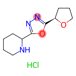 2-{5-[(2r)-oxolan-2-yl]-1,3,4-oxadiazol-2-yl}piperidine hydrochloride