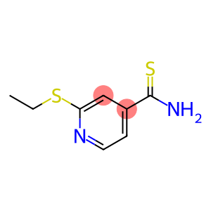 4-Pyridinecarbothioamide, 2-(ethylthio)-