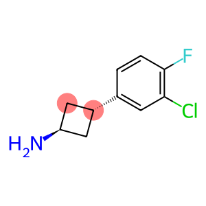 Cyclobutanamine, 3-(3-chloro-4-fluorophenyl)-, trans-