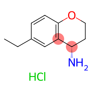 (4S)-6-ETHYL-3,4-DIHYDRO-2H-1-BENZOPYRAN-4-AMINE HYDROCHLORIDE