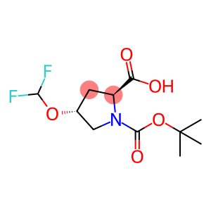 (2S,4R)-1-(TERT-BUTOXYCARBONYL)-4-(DIFLUOROMETHOXY)PYRROLIDINE-2-CARBOXYLIC ACID