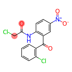 2-Chloroacetylamido-5-nitro-2`-chlorobenzophenone