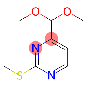 4-(二甲氧甲基)-2-甲硫基嘧啶