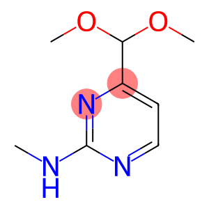 2-Pyrimidinamine, 4-(dimethoxymethyl)-N-methyl-