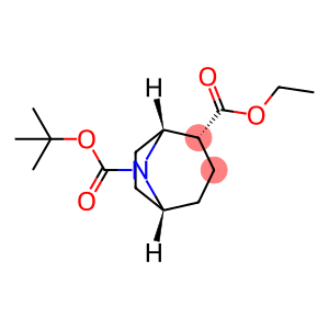 8-Azabicyclo[3.2.1]octane-2,8-dicarboxylic acid, 8-(1,1-dimethylethyl) 2-ethyl ester, (1R,2R,5R)-rel-