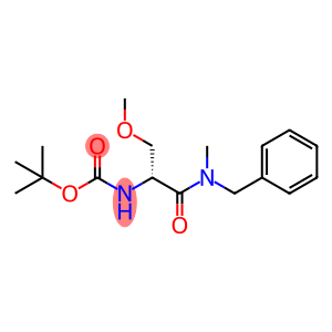 Carbamic acid, N-[(1R)-1-(methoxymethyl)-2-[methyl(phenylmethyl)amino]-2-oxoethyl]-, 1,1-dimethylethyl ester