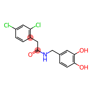 Benzeneacetamide, 2,4-dichloro-N-[(3,4-dihydroxyphenyl)methyl]-