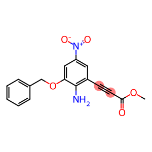 METHYL 3-(2-AMINO-3-(BENZYLOXY)-5-NITROPHENYL)PROPIOLATE