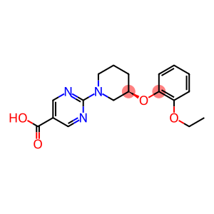 (R)-2-(3-(2-ethoxyphenoxy)piperidin-1-yl)pyrimidine-5-carboxylic acid