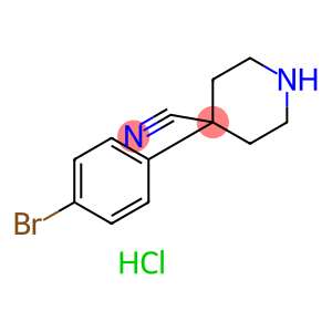 4-(4-broMophenyl)piperidine-4-carbonitrile hydrochloride