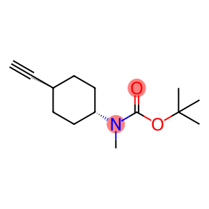 (反-4-乙炔基环己基)(甲基)氨基甲酸叔丁酯