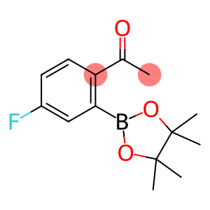 1-(4-氟-2-(4,4,5,5-四甲基-1,3,2-二氧杂硼烷-2-基)苯基)乙酮