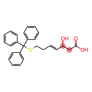 (3S,4E)-3-羟基-7-[(三苯基甲基)硫基]-4-庚烯酸