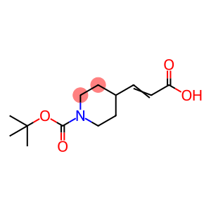 3-(1-(tert-butoxycarbonyl)piperidin-4-yl)acrylic acid