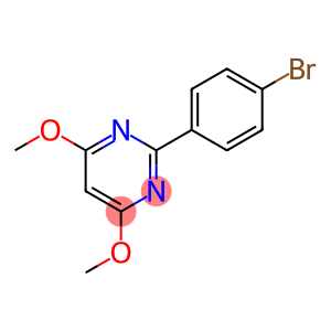 2-(4-BROMOPHENYL)-4,6-DIMETHOXYPYRIMIDINE