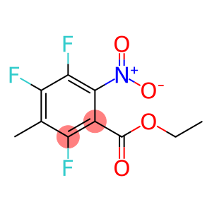 Benzoic acid, 2,4,5-trifluoro-3-methyl-6-nitro-, ethyl ester