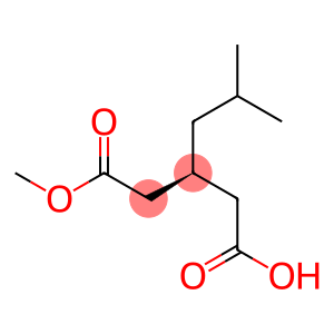 (3S)-3-(2-methoxy-2-oxoethyl)-5-methylhexanoic acid