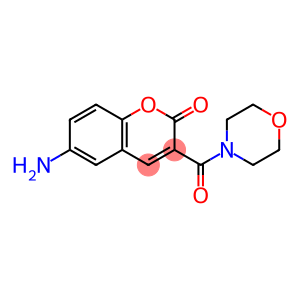 2H-1-Benzopyran-2-one, 6-amino-3-(4-morpholinylcarbonyl)-