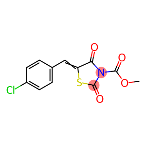 Methyl 5-(4-chlorobenzylidene)-2,4-dioxo-1,3-thiazolidine-3-carboxylate