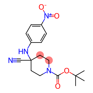 1-Piperidinecarboxylic acid, 4-cyano-4-[(4-nitrophenyl)amino]-, 1,1-dimethylethyl ester