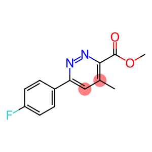 6-(4-fluorophenyl)-4-methyl-3-Pyridazinecarboxylic acid methyl ester