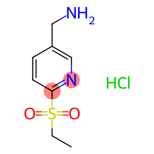 (6-(Ethylsulfonyl)Pyridin-3-Yl)Methanamine Hydrochloride