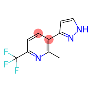 2-Methyl-3-(1H-pyrazol-5-yl)-6-(trifluoromethyl)pyridine