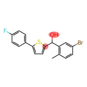 2-Thiophenemethanol, α-(5-bromo-2-methylphenyl)-5-(4-fluorophenyl)-