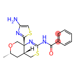 N-((4aR,6S,8aR)-8a-(4-aminothiazol-2-yl)-6-methyl-4,4a,5,6,8,8a-hexahydropyrano[3,4-d][1,3]thiazin-2-yl)benzamide