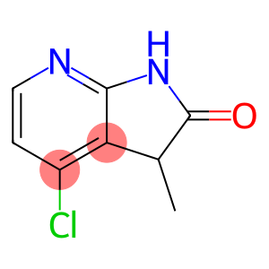 2H-Pyrrolo[2,3-b]pyridin-2-one, 4-chloro-1,3-dihydro-3-methyl-