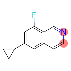 6-环丙基-8-氟异喹啉