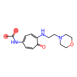 Acetamide, N-[4-[[2-(4-morpholinyl)ethyl]amino]-5-oxo-1,3,6-cycloheptatrien-1-yl]-