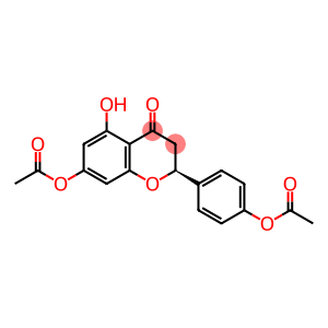 4H-1-Benzopyran-4-one, 7-(acetyloxy)-2-[4-(acetyloxy)phenyl]-2,3-dihydro-5-hydroxy-, (2S)-