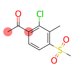 Ethanone, 1-[2-chloro-3-methyl-4-(methylsulfonyl)phenyl]-