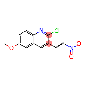 E-2-CHLORO-6-METHOXY3-(2-NITRO)VINYLQUINOLINE