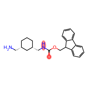 Carbamic acid, N-[[(1S,3R)-3-(aminomethyl)cyclohexyl]methyl]-, 9H-fluoren-9-ylmethyl ester