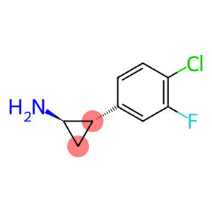 Cyclopropanamine, 2-(4-chloro-3-fluorophenyl)-, (1R,2S)-