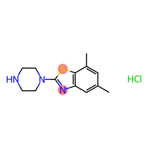 5,7-Dimethyl-2-piperazin-1-yl-1,3-benzothiazole hydrochloride