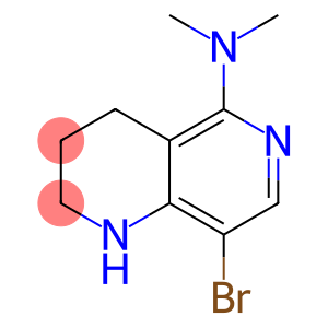 8-Bromo-N,N-dimethyl-1,2,3,4-tetrahydro-1,6-naphthyridin-5-amine