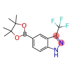 5-(4,4,5,5-tetramethyl-1,3,2-dioxaborolan-2-yl)-3-(trifluoromethyl)-1H-indazole