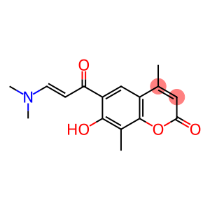 6-(3-Dimethylamino-acryloyl)-7-hydroxy-4,8-dimethyl-chromen-2-one