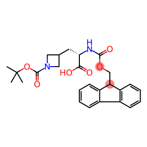 3-Azetidinepropanoic acid, 1-[(1,1-dimethylethoxy)carbonyl]-α-[[(9H-fluoren-9-ylmethoxy)carbonyl]amino]-, (αS)-