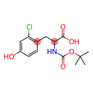 3-(2-chloro-4-hydroxyphenyl)-2-[(2-methylpropan-2-yl)oxycarbonylamino]propanoic acid