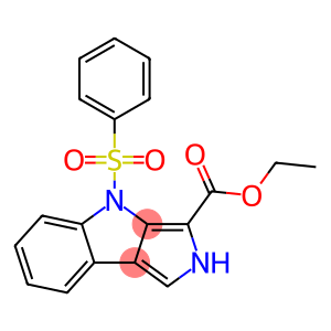 ETHYL 8-BENZENESULFONYL-2,8-DIHYDRO-2,8-DIAZA-CYCLOPENTA[A]INDENE-1-CARBOXYLATE