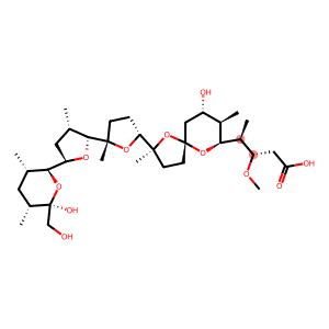 Monensin, 16-deethyl-2-demethyl-16-methyl-