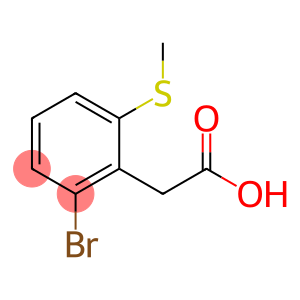 2-[2-bromo-6-(methylsulfanyl)phenyl]acetic acid