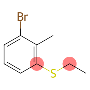 1-Bromo-3-(ethylthio)-2-methylbenzene