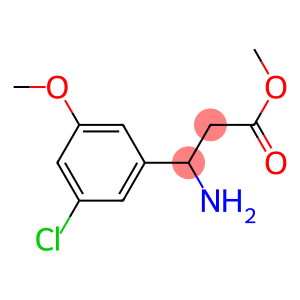 METHYL-3-AMINO-3-(3-CHLORO-5-METHOXYPHENYL)PROPANOATE