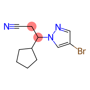 3-(4-溴-1H-吡唑-1-基)-3-环戊基丙腈