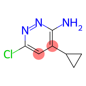 3-Pyridazinamine, 6-chloro-4-cyclopropyl-